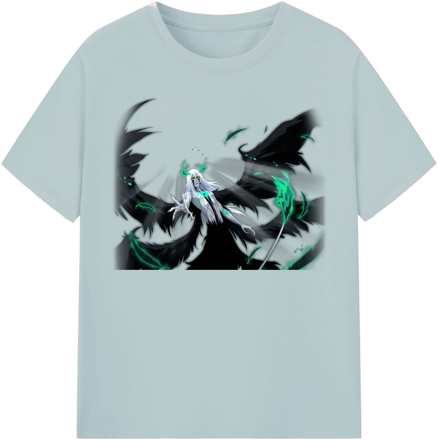 （画像用） ブリーチ ウルキオラ·シファー BLEACH Ulquiorra cifer 綿100％半袖Tシャツ（フロントプリント）